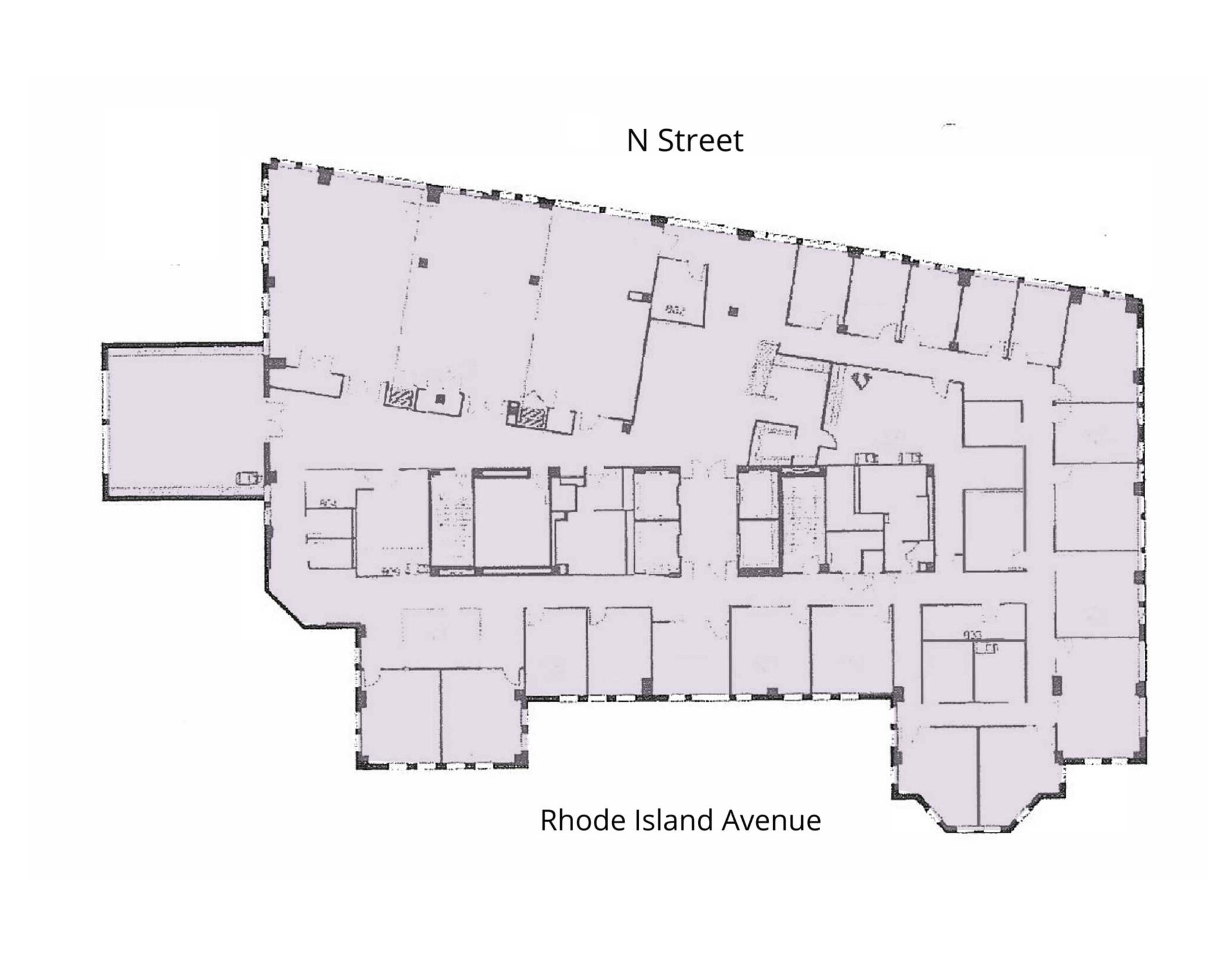 1717 Rhode Island Ave NW, Washington, DC à louer Plan d  tage- Image 1 de 1