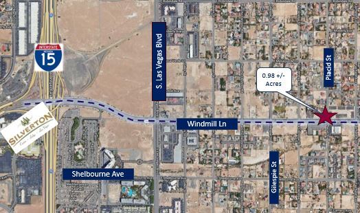 0.98 Ac Windmill Ln, Las Vegas, NV for sale - Building Photo - Image 2 of 5