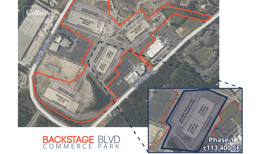 Backstage Blvd, Myrtle Beach, SC for lease - Site Plan - Image 1 of 2