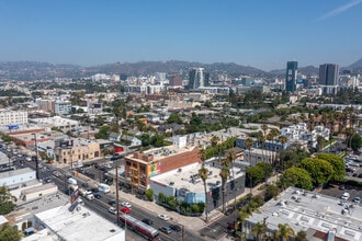 6151-6159 Santa Monica Blvd, Los Angeles, CA - AÉRIEN Vue de la carte