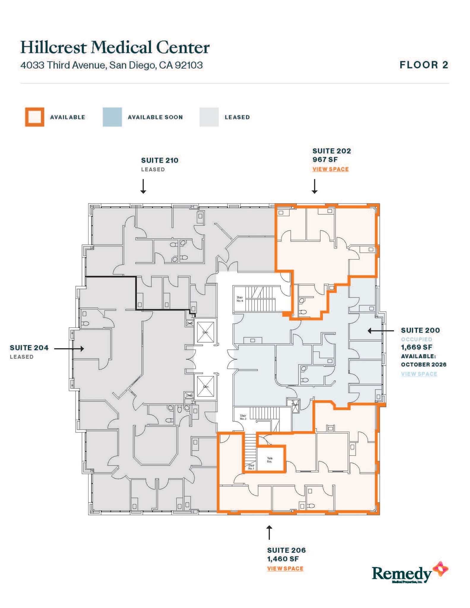 4033 3rd Ave, San Diego, CA for lease Floor Plan- Image 1 of 1