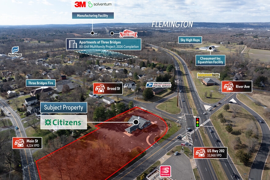 40 Broad st, Three Bridges, NJ for sale - Building Photo - Image 2 of 4