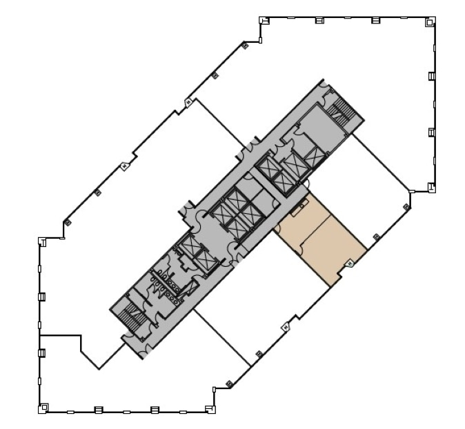 501 W Broadway, San Diego, CA à louer Plan d’étage- Image 1 de 1