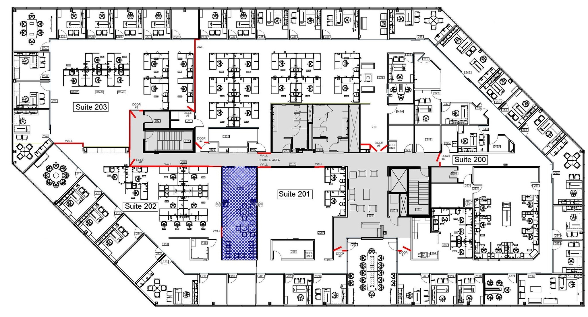 6100 Chevy Chase Dr, Laurel, MD for lease Floor Plan- Image 1 of 6
