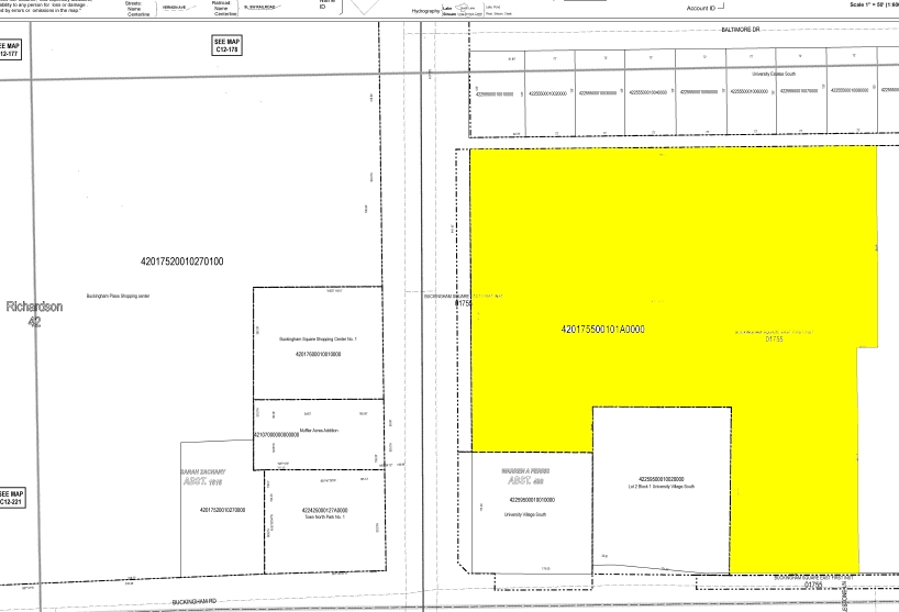 1455 Buckingham Rd, Richardson, TX à louer - Plan cadastral - Image 3 de 10