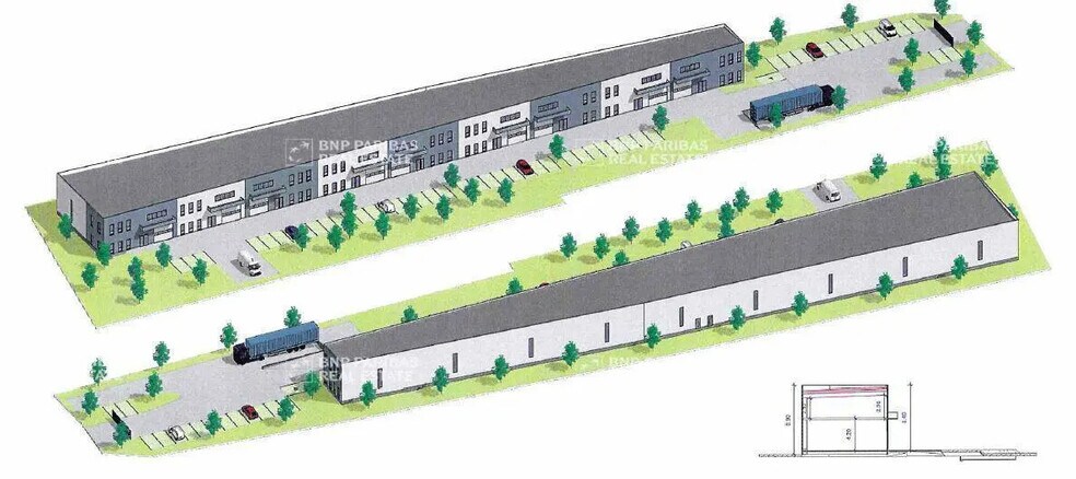 Local d'activités dans Bourgoin-Jallieu à vendre - Photo du bâtiment - Image 2 de 14