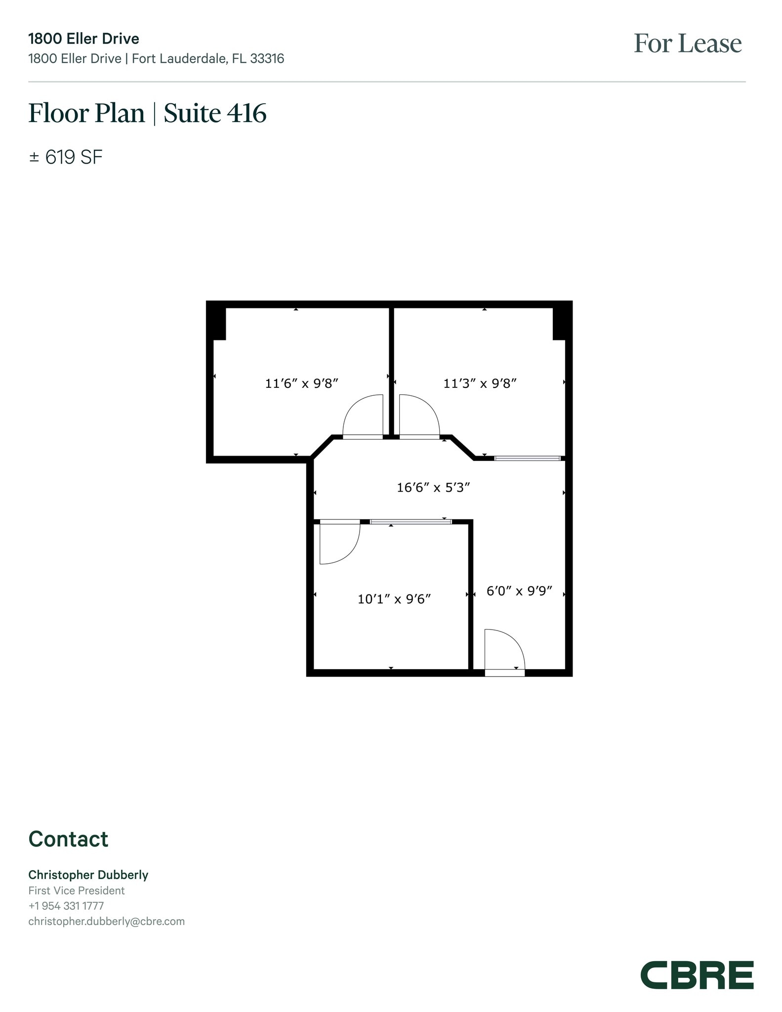 1800 Eller Dr, Fort Lauderdale, FL à louer Plan de site- Image 1 de 8