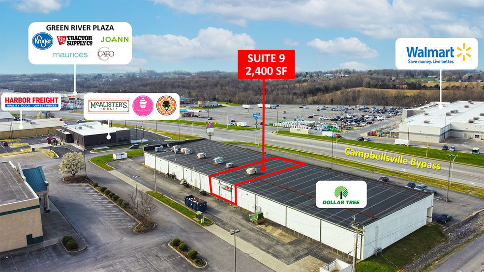 726 Campbellsville Byp, Campbellsville, KY for lease - Building Photo - Image 2 of 3