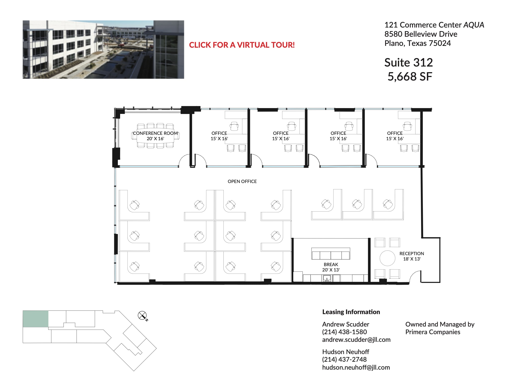 8560 Belleview Dr, Plano, TX for lease Floor Plan- Image 1 of 1