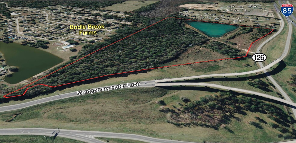 U.S. Hwy 80 Hwy, Pike Road, AL for sale - Aerial - Image 2 of 3