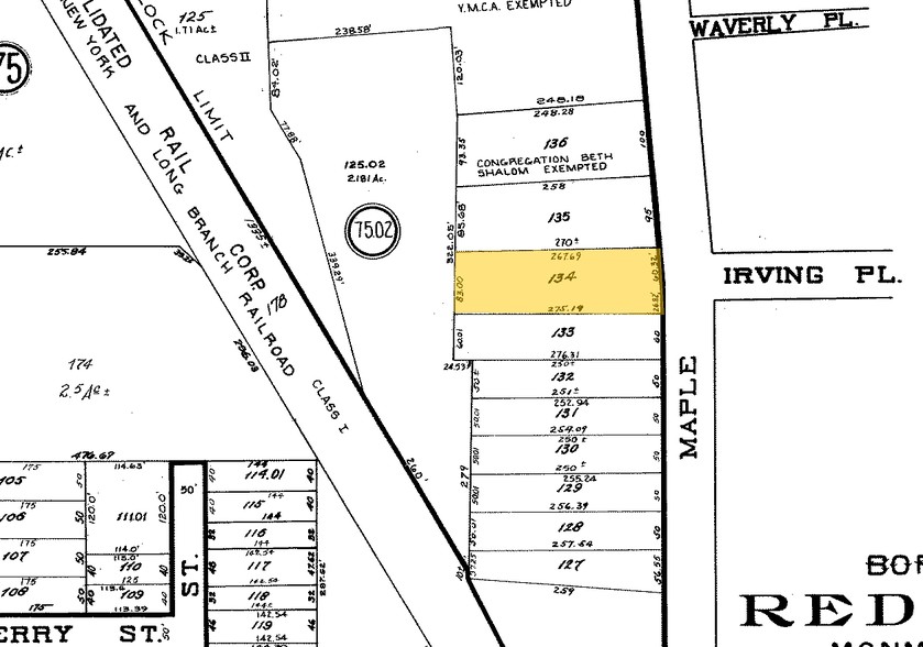 200 Maple Ave, Red Bank, NJ for lease - Plat Map - Image 2 of 5