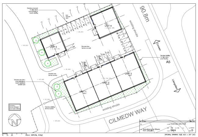 Cilmedw Way, Llangollen à louer - Plan de site - Image 3 de 3