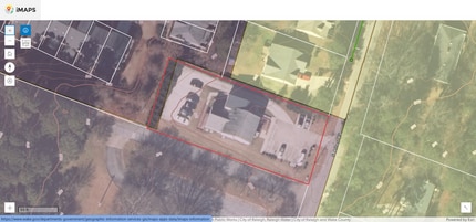 236-238 S Allen Rd, Wake Forest, NC - Aerial  map view