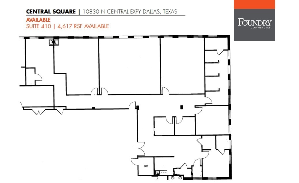10830 N Central Expy, Dallas, TX à louer Plan d’étage- Image 1 de 1
