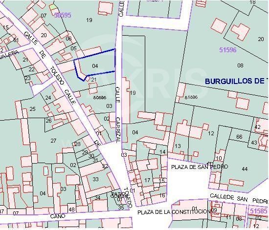 Terrain dans Burguillos de Toledo, Toledo à vendre Plan cadastral- Image 1 de 2