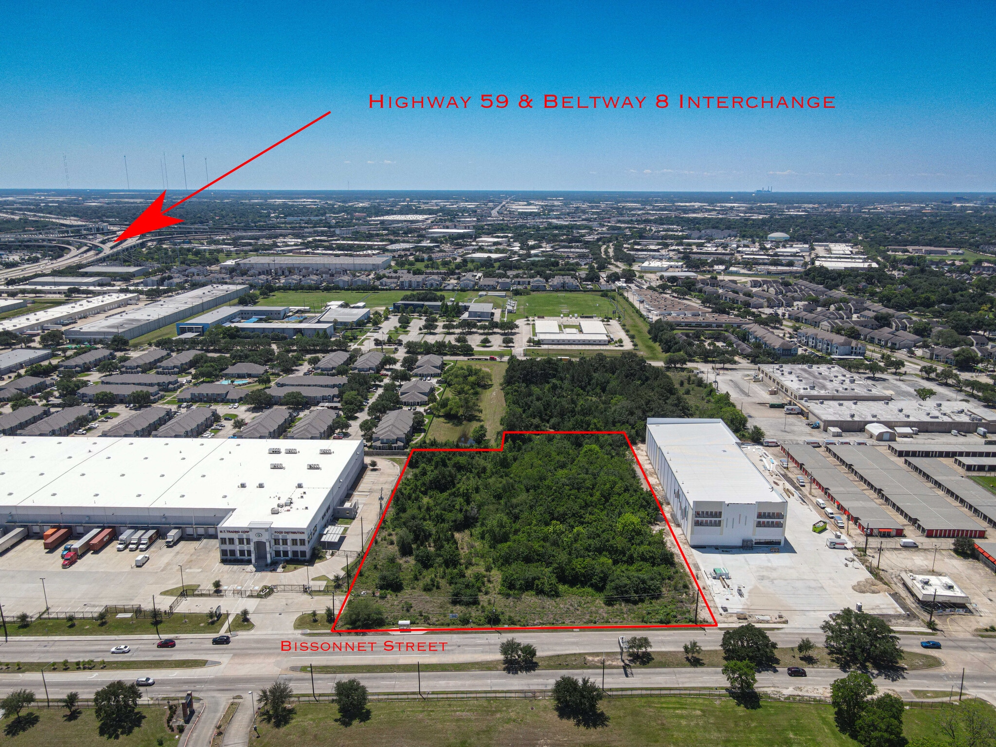 10525 Bissonnet St, Houston, TX for sale Aerial- Image 1 of 7