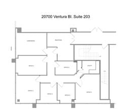 20700 Ventura Blvd, Woodland Hills, CA for sale Floor Plan- Image 1 of 1