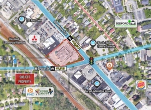 520 Broadway Ave, Bedford, OH - AERIAL  map view - Image1