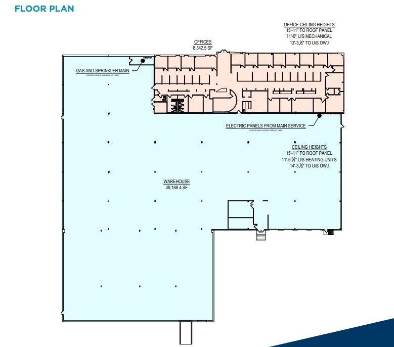 1160 Springfield Rd, Union Township, NJ for lease Floor Plan- Image 1 of 2