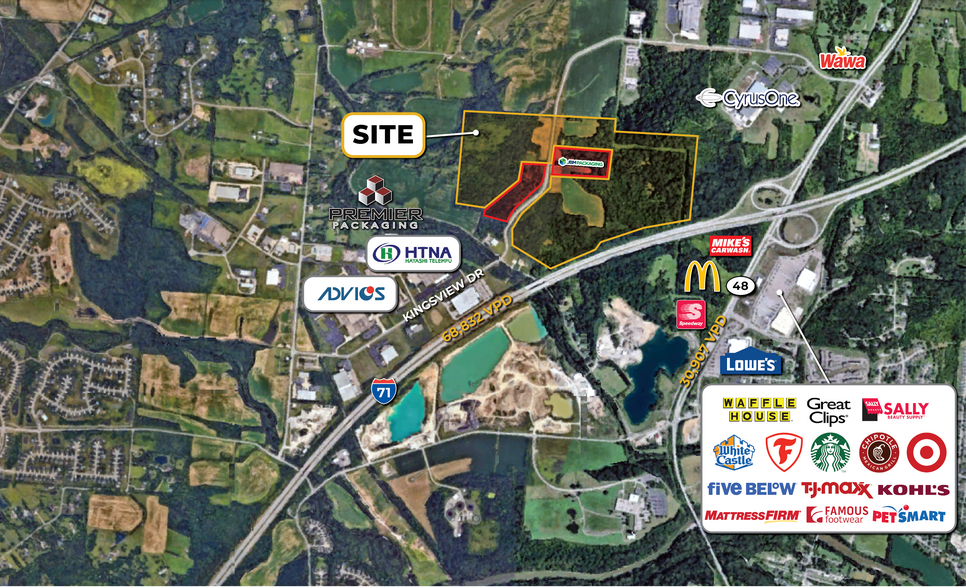 Kingsview Drive, Lebanon, OH à vendre - Aérien - Image 2 de 2