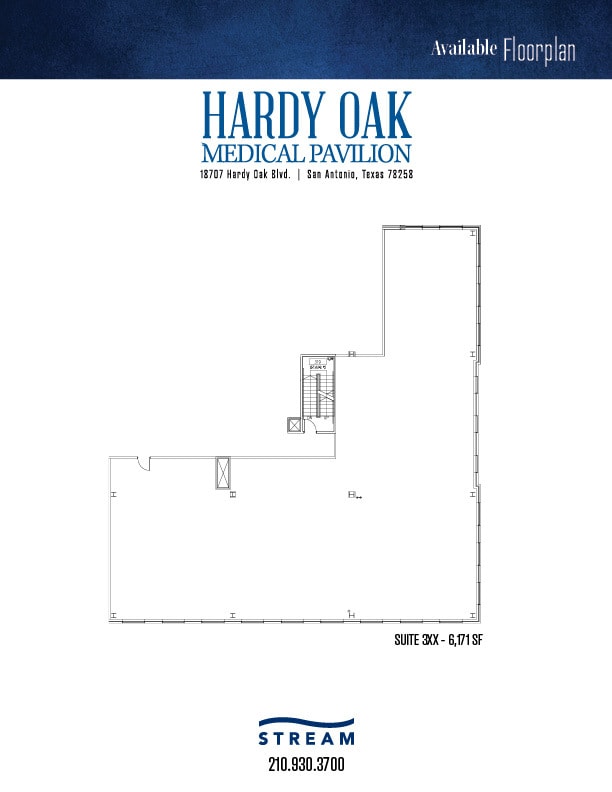 18707 Hardy Oak Blvd, San Antonio, TX à louer Plan d’étage- Image 1 de 1