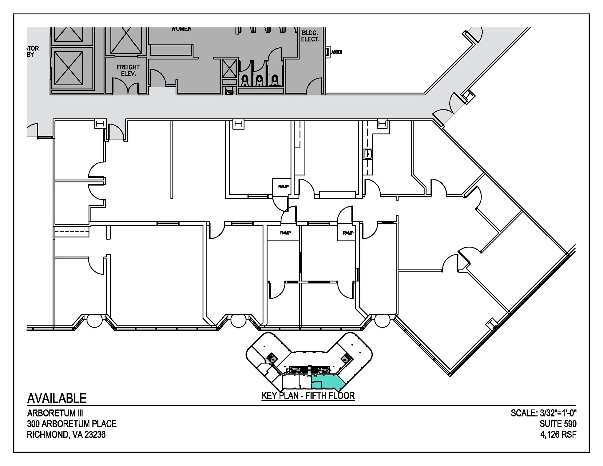 300 Arboretum Pl, Richmond, VA for lease Floor Plan- Image 1 of 2
