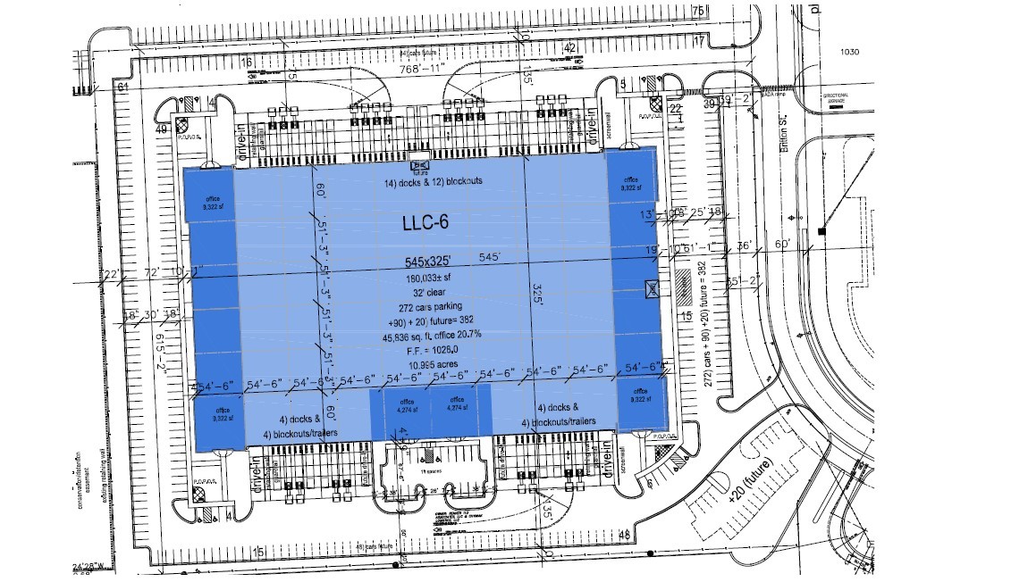 11280-11350 Britton St, Lenexa, KS à louer Plan de site- Image 1 de 1