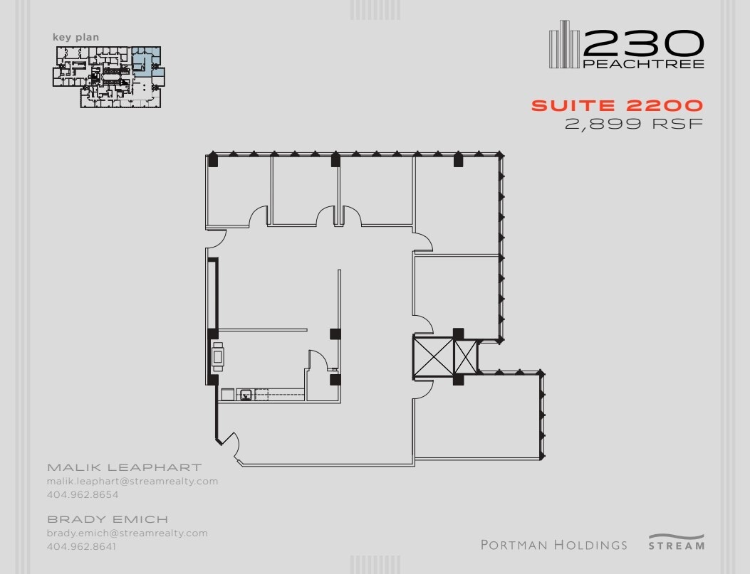 230 Peachtree St NW, Atlanta, GA for lease Floor Plan- Image 1 of 1