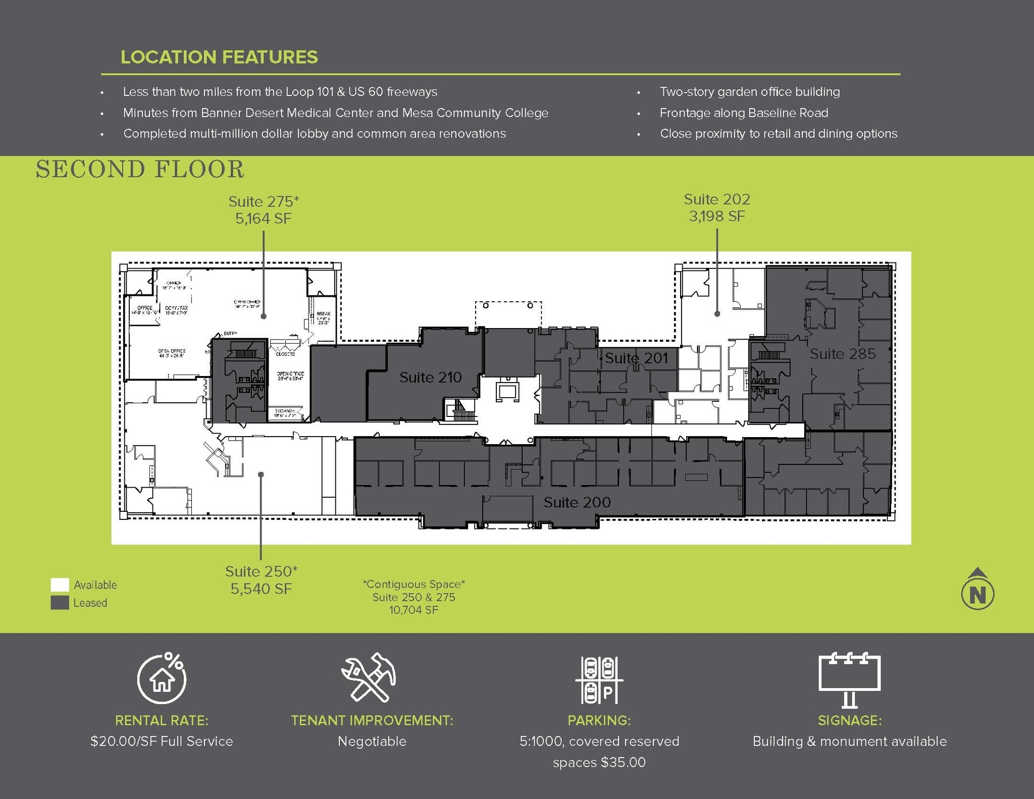 1855 W Baseline Rd, Mesa, AZ for lease Floor Plan- Image 1 of 1