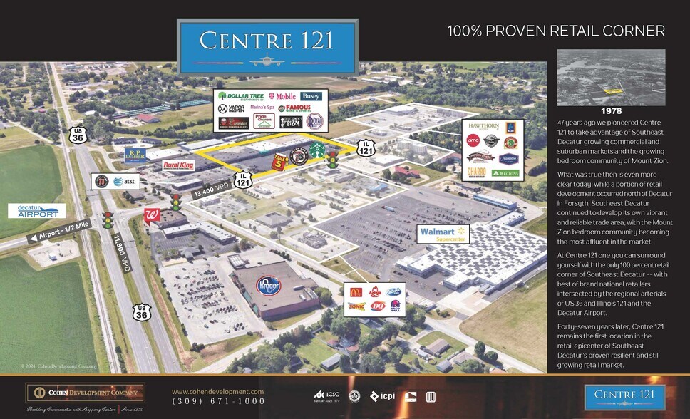 2016 S Mount Zion Rd, Decatur, IL à louer - Photo du bâtiment - Image 2 de 9