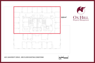 4031 University Dr, Fairfax, VA à louer Plan d  tage- Image 1 de 1