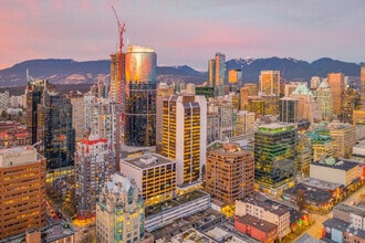 808-888 Nelson St, Vancouver, BC - AERIAL map view