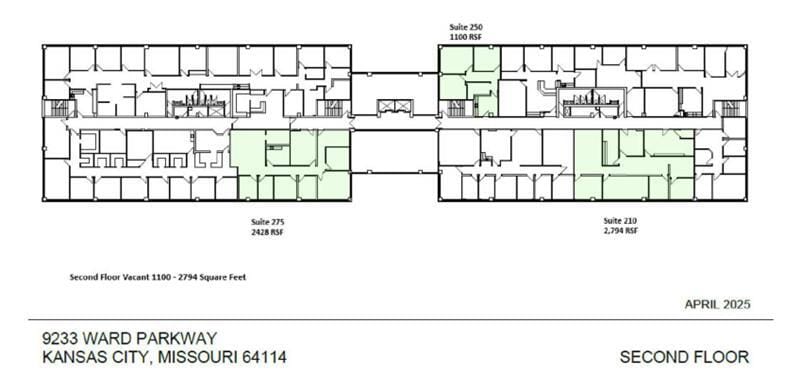 9233 Ward Pky, Kansas City, MO for lease Floor Plan- Image 1 of 1