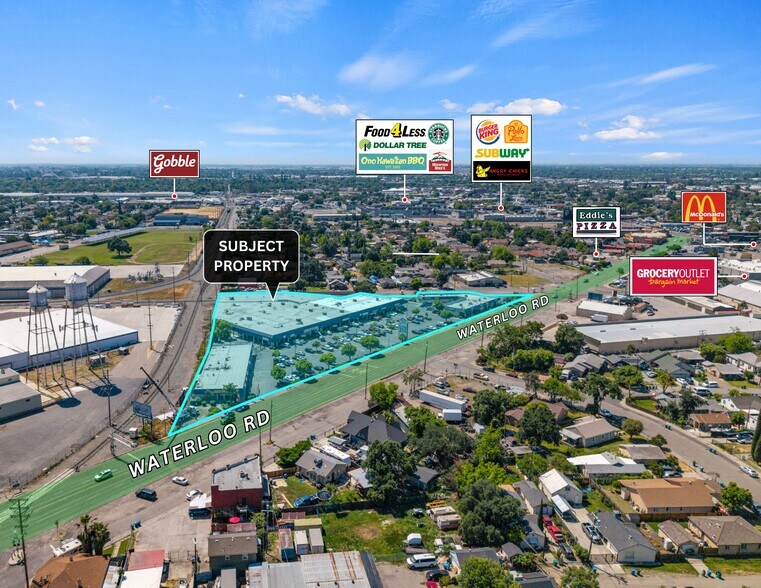 1108-1140 Waterloo Rd, Stockton, CA à louer - Photo du bâtiment - Image 2 de 14