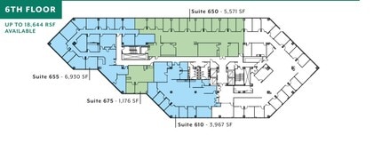 6550 Rock Spring Dr, Bethesda, MD à louer Plan d’étage- Image 1 de 1