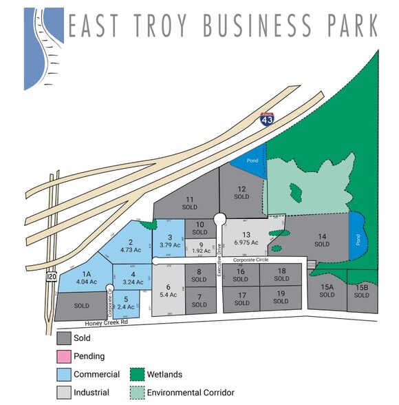 Corporate Cir, East Troy, WI for sale - Site Plan - Image 3 of 3