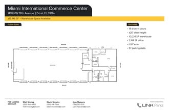 7950-7966 NW 14th St, Miami, FL à louer Plan de site- Image 1 de 4