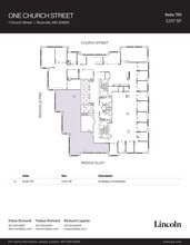 1 Church St, Rockville, MD for lease Floor Plan- Image 1 of 1