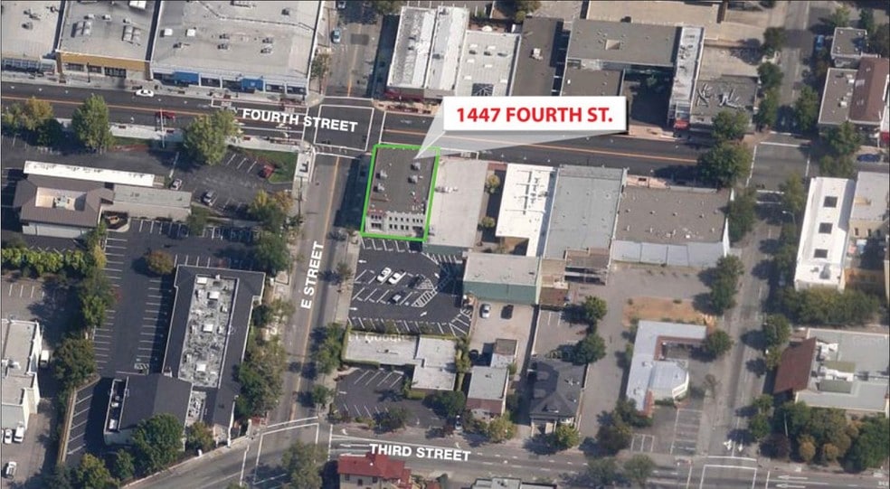 1447 4th St, San Rafael, CA for lease - Aerial - Image 2 of 9
