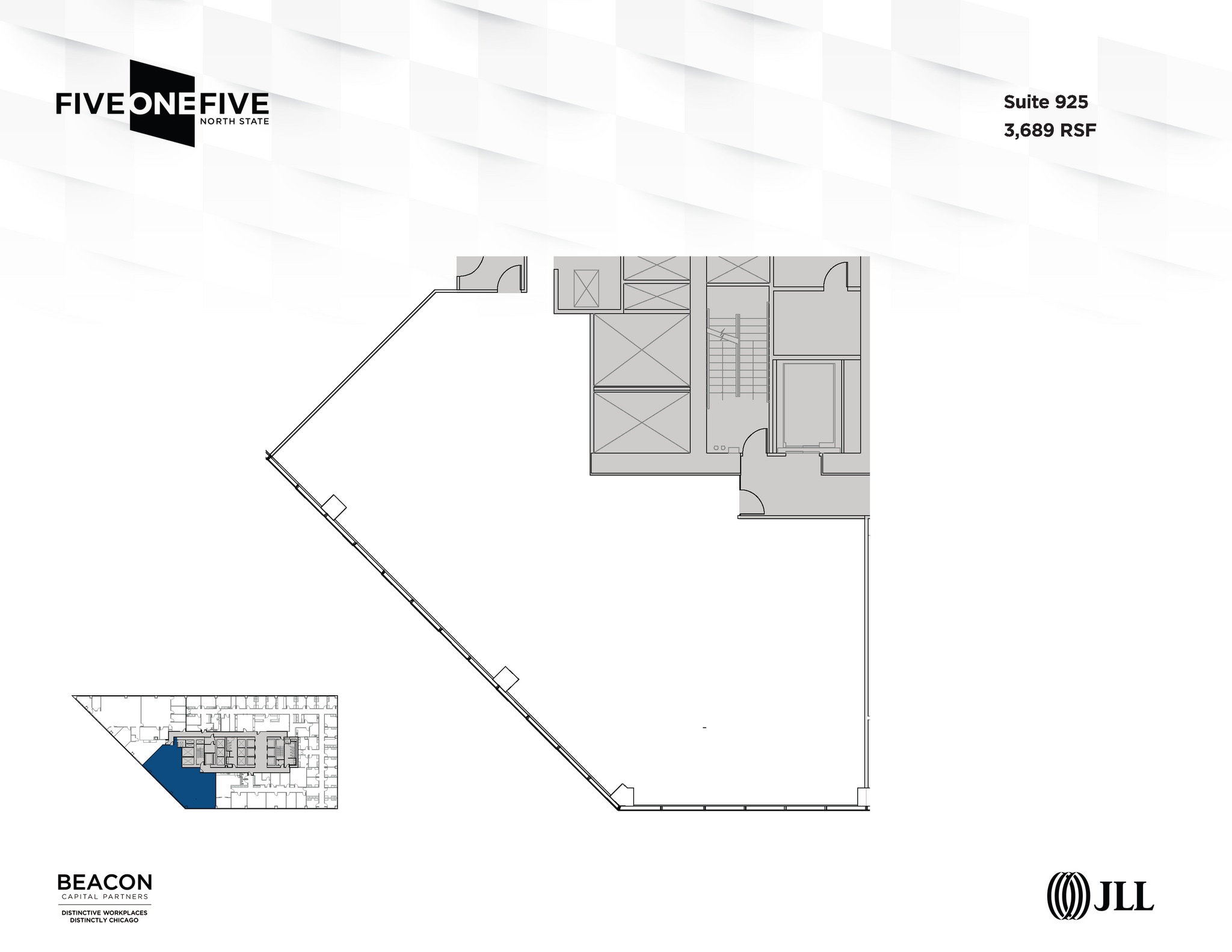 515 N State St, Chicago, IL for lease Floor Plan- Image 1 of 1