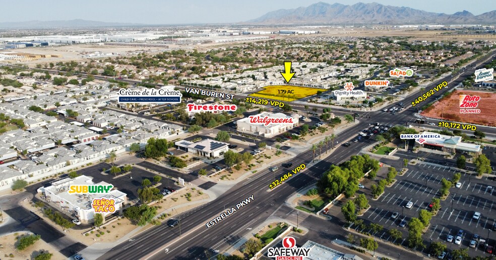 Estrella Pkwy & Van Buren St, Goodyear, AZ à vendre - Photo du bâtiment - Image 2 de 2