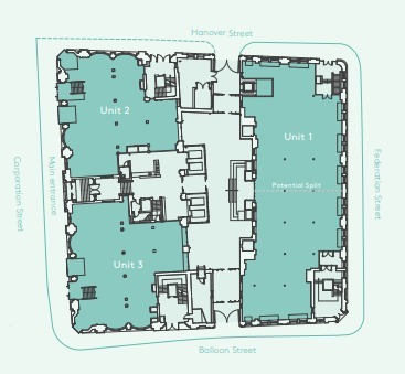 Hanover St, Manchester for lease - Typical Floor Plan - Image 2 of 5