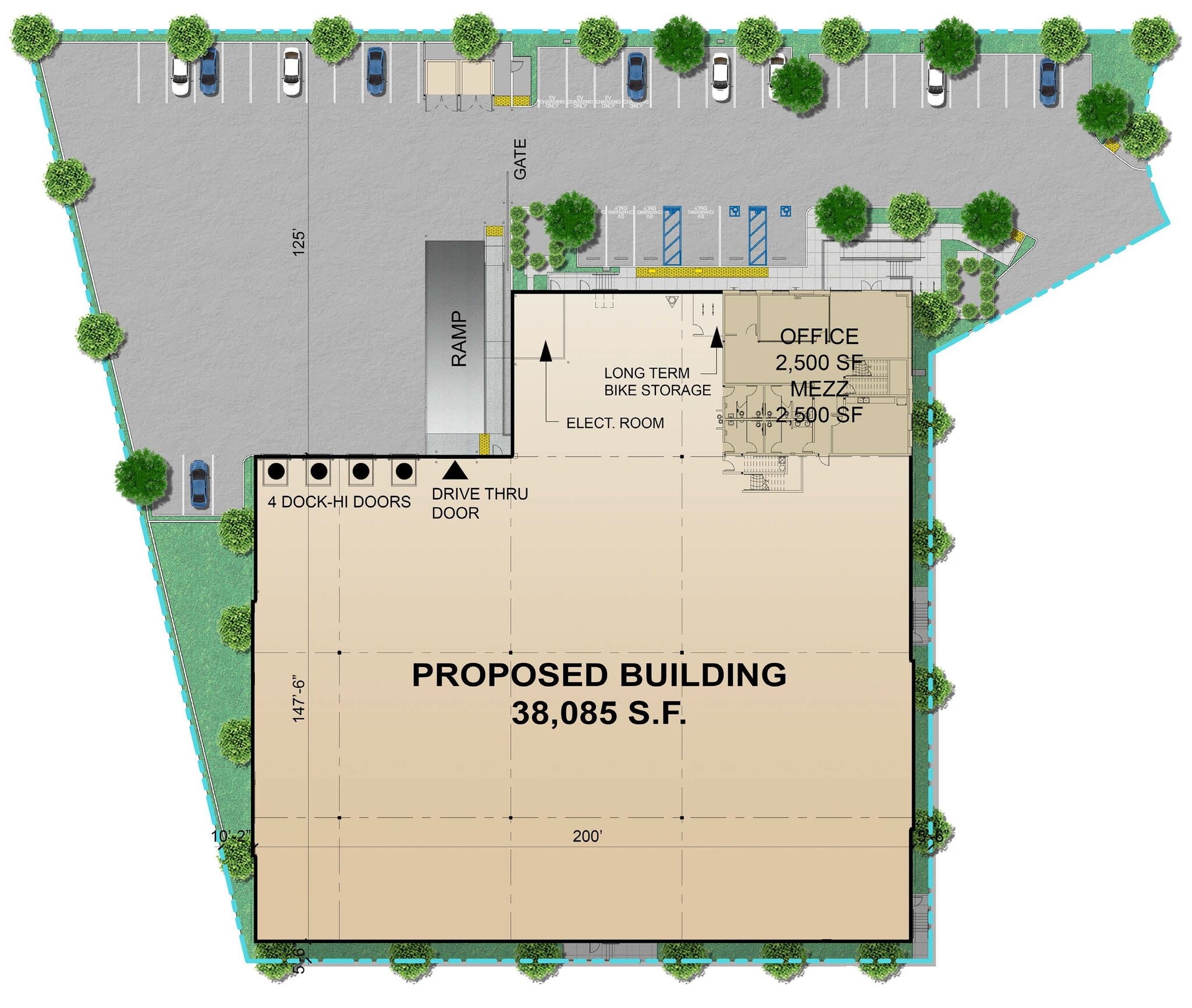 16320 Raymer St, Van Nuys, CA for lease Site Plan- Image 1 of 1