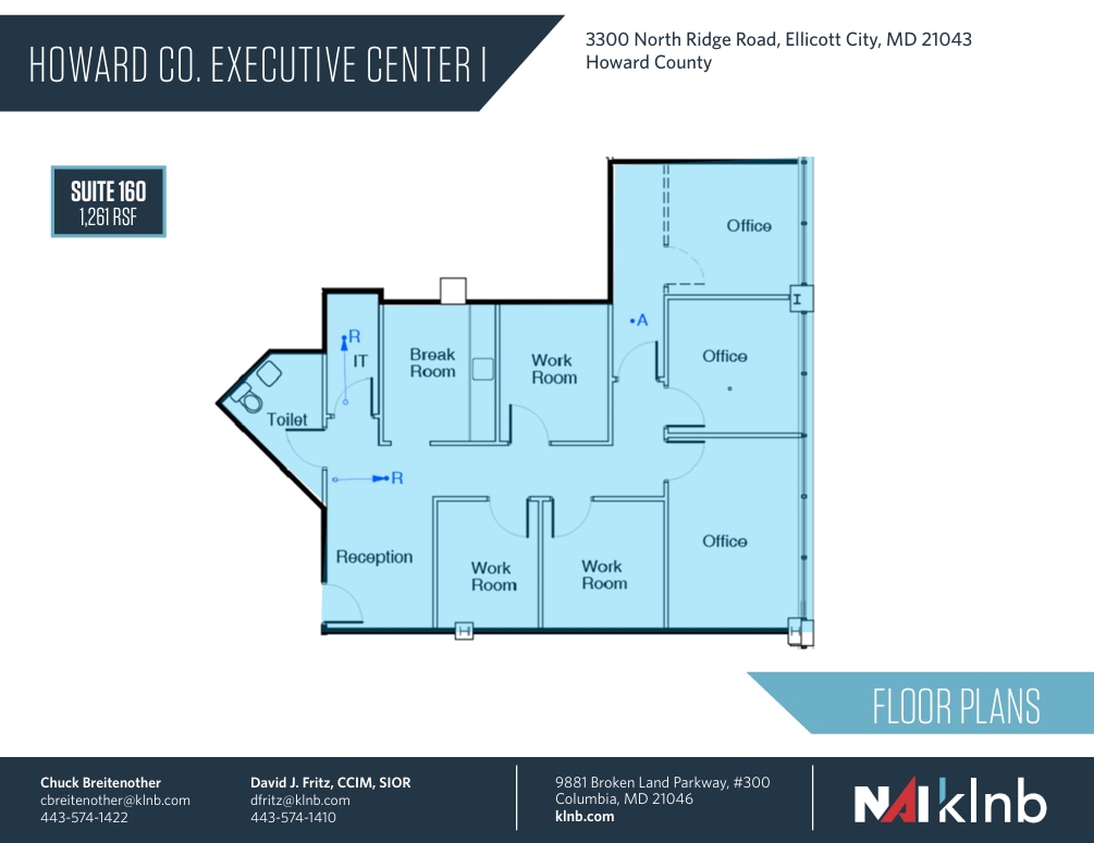 3300 N Ridge Rd, Ellicott City, MD à louer Plan d’étage- Image 1 de 1
