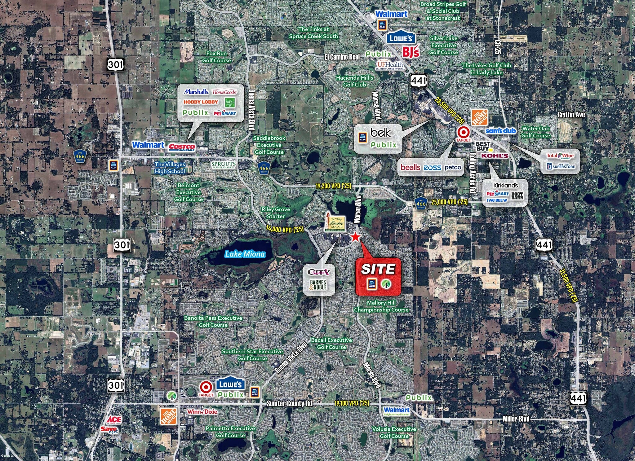 820 Old Camp Rd, The Villages, FL for lease Map- Image 1 of 5