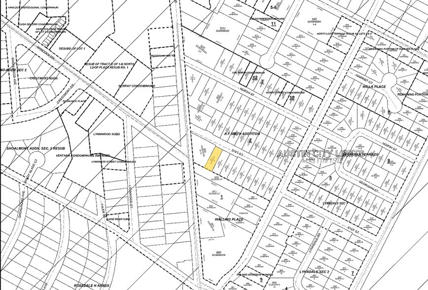 1417 W 51st St, Austin, TX à louer - Plan cadastral - Image 2 de 11