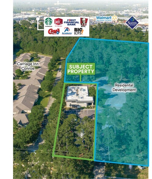 704 Longmire Rd, Conroe, TX à vendre - Photo du bâtiment - Image 2 de 13