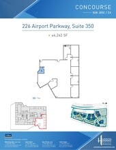 224 Airport Pkwy, San Jose, CA à louer Plan d’étage- Image 1 de 1