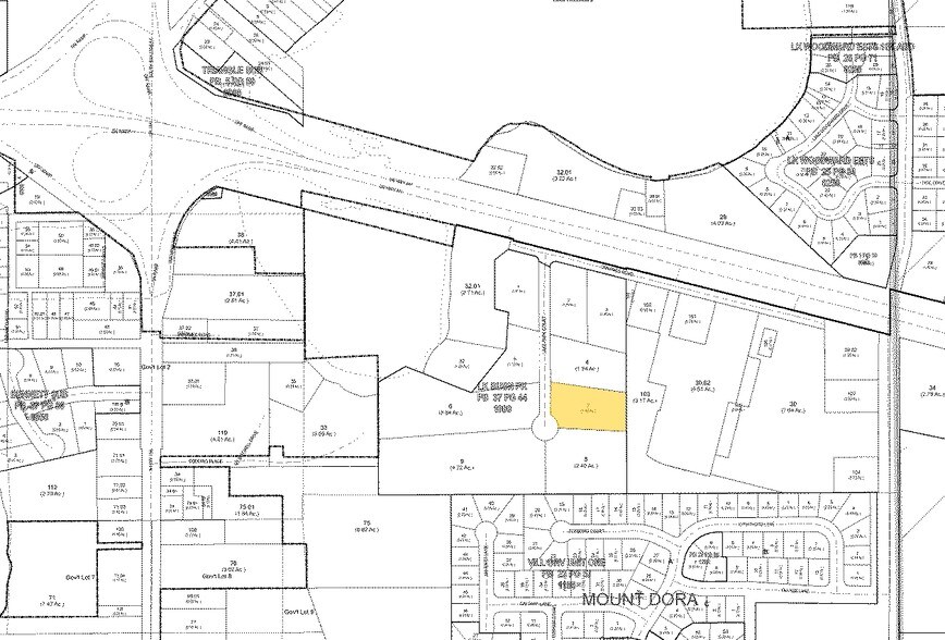 US HWY 441, Mount Dora, FL for sale - Plat Map - Image 2 of 5