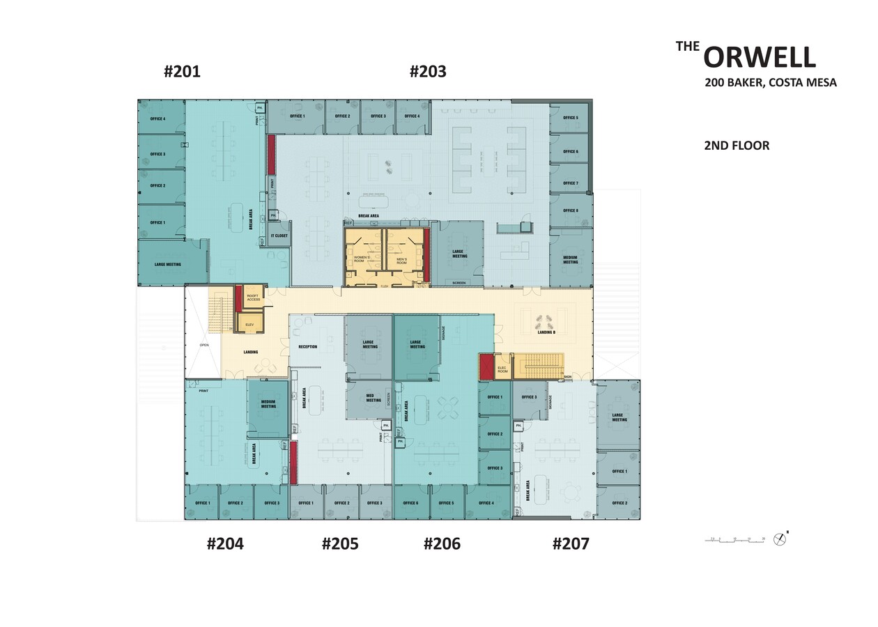 200 E Baker St, Costa Mesa, CA 92626 - Unité 201 -  - Plan d  tage - Image 1 of 1